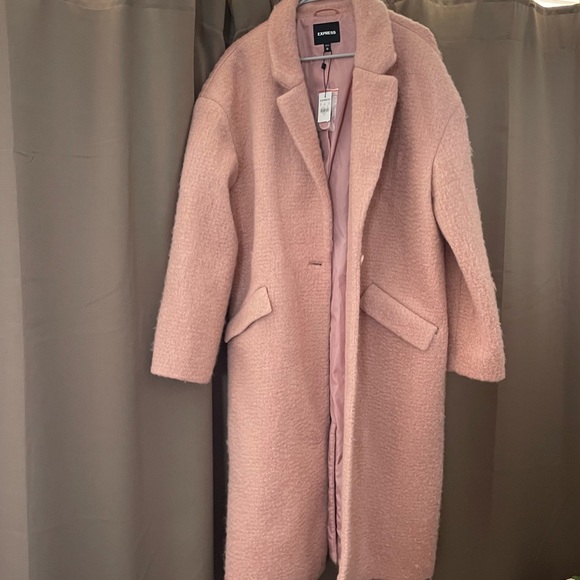 Express Wool Blend Car Coat XL NWT - Picture 5 of 16